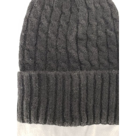 Creazioni‎ Ba-Bo Florence Made In Italy Black Pull-on Knit Hat Beanie New - Picture 2 of 6